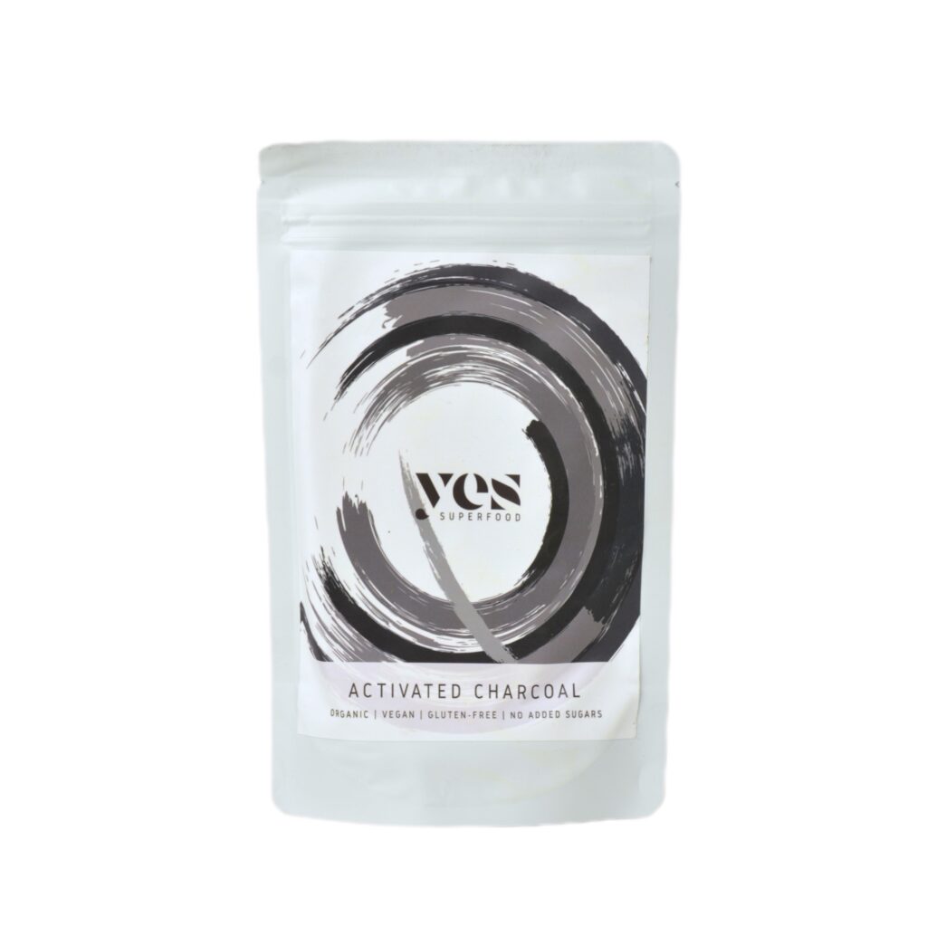 Aktív szén por tasakos csomagolásban – Yes Superfood Activated Charcoal