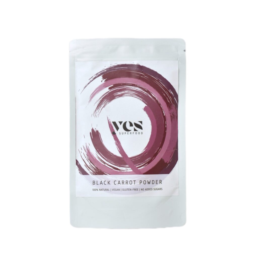 Feketerépa por tasakos csomagolásban – Yes Superfood Black Carrot Powder